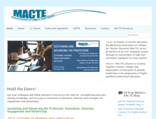 Tablet Screenshot of mnacte.org